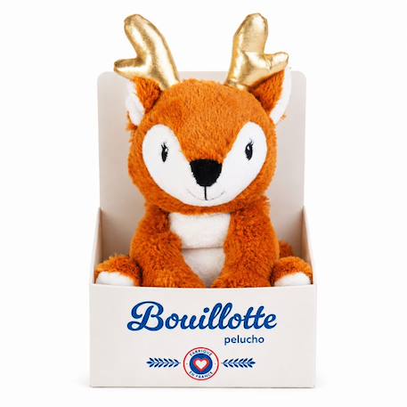 Peluche bouillotte faon Marron 4 - vertbaudet enfant 