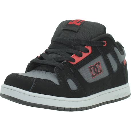 Baskets enfant garçon en cuir Noir 008 4 - vertbaudet enfant 