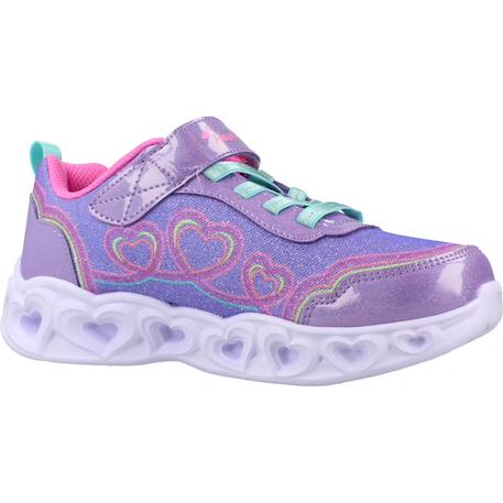 Baskets enfant fille Noir bkmt+Violet lvmt 11 - vertbaudet enfant 