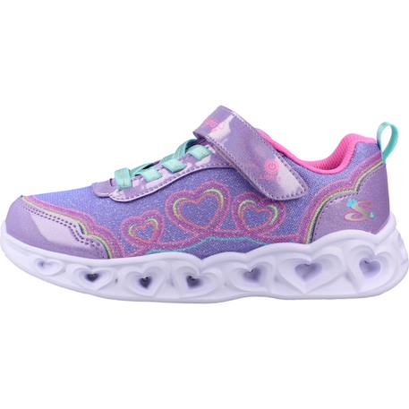 Baskets enfant fille Noir bkmt+Violet lvmt 8 - vertbaudet enfant 