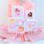 Lot de 4 boîtes à goûter Jaune+Kaki+Princesses+Robot+Rose+Rose, rouge, violet+Vert de gris 14 - vertbaudet enfant 