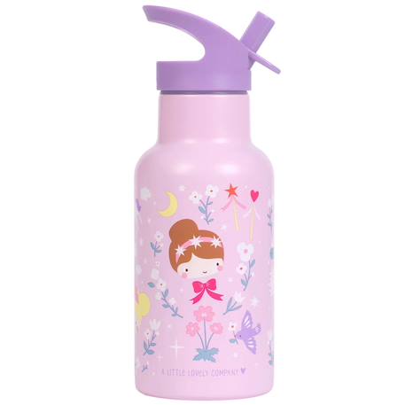 Gourde isotherme cœurs (350 ml) Bleu marine+Parme 12 - vertbaudet enfant 