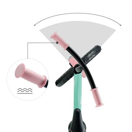 Draisienne 2WAY NEXT avec Selle et Guidon Réglables, Roues EVA Sans Gonflage, Cadre Léger 3 kg et EN 71-1 Bleu+Menthe+Noir+Rose+Vert 8 - vertbaudet enfant 