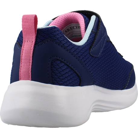 Baskets enfant fille légère souple Bleu nvy+Noir blk+Rose clair+Violet lav 3 - vertbaudet enfant 
