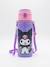 Gourde kuromi enfant 600 ml avec poignée Noir et rose 3 - vertbaudet enfant 