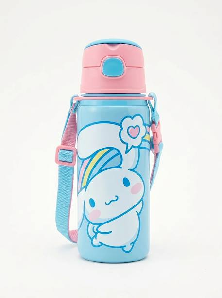 Gourde hello kitty et cinnamoroll avec poignée Rose et blanc 3 - vertbaudet enfant 