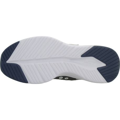 Baskets enfant garçon en cuir Blanc wnv+Bleu nvy 6 - vertbaudet enfant 