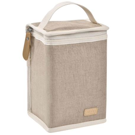 Pochette repas isotherme éco-conçue Gazelle chiné 1 - vertbaudet enfant 