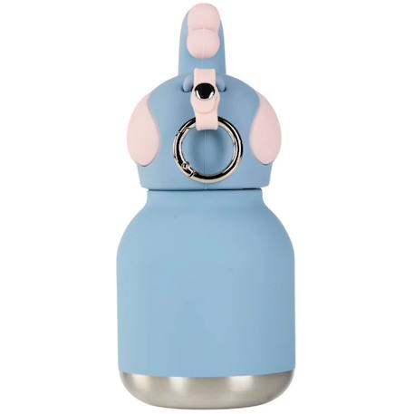 Mini gourde isotherme bestie éléphant Bleu, rose 4 - vertbaudet enfant 