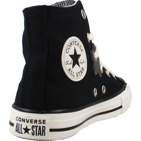 Baskets enfant fille en textile Noir black 3 - vertbaudet enfant 