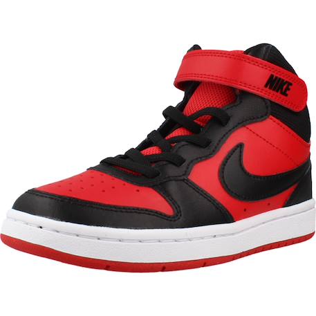 Baskets enfant garçon en cuir Rouge 602 4 - vertbaudet enfant 