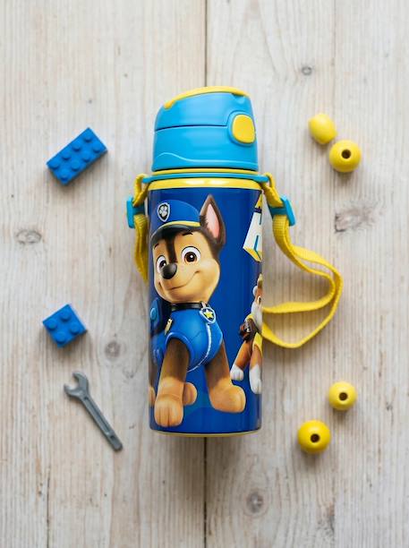 Gourde pat' patrouille aluminium 600ml enfant Bleu et jaune 1 - vertbaudet enfant 