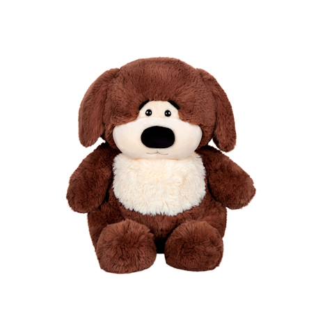 Peluche chien Chubby Dog 40 cm Marron 1 - vertbaudet enfant 
