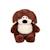 Peluche chien Chubby Dog 40 cm Marron 1 - vertbaudet enfant 