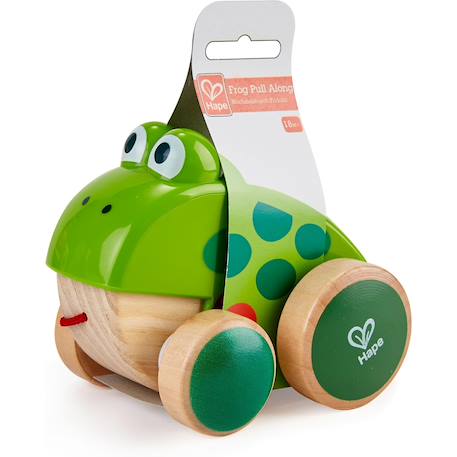 Grenouille jouet en bois Vert 2 - vertbaudet enfant 