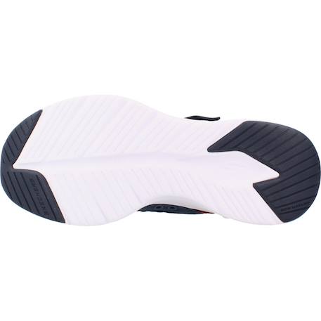 Baskets enfant garçon en cuir Blanc wnv+Bleu nvy 12 - vertbaudet enfant 