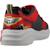 Baskets basses à scratch Argent   noir+Gris slbk+Rouge   charcoal+Rouge rdcc 21 - vertbaudet enfant 