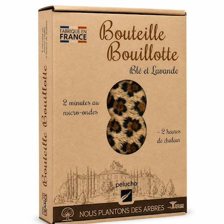 Bouillotte micro-ondes Beige+Bleu+Bordeau+Bordeaux+Caramel+Corail+Gris+Gris pailleté+Léopard+Multicolore+Noir+Orange+Rose pailleté+Vert pastel+Vert tropical+Violet 26 - vertbaudet enfant 