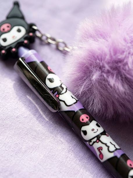 Stylo kuromi avec figurine et pompon Violet 4 - vertbaudet enfant 