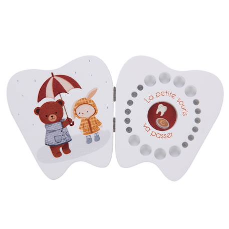 Boite à dents de lait gaston Blanc 2 - vertbaudet enfant 