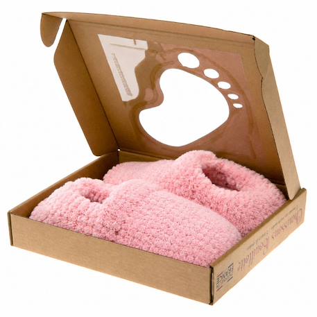 Chaussons chauffants - du 36 au 42 Beige+Bordeaux+Caramel+Céleste+Corail+Gris+Gris pailleté+Lavande+Noir+Prune+Rose+Rose pailleté+Vert pastel 48 - vertbaudet enfant 