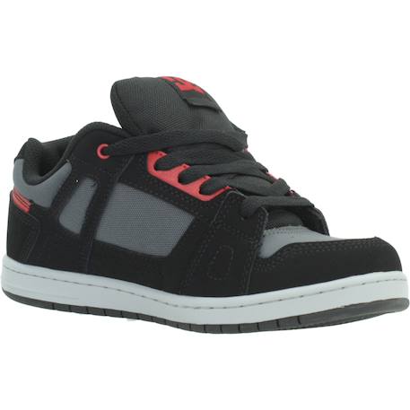 Baskets enfant garçon en cuir Noir 008 6 - vertbaudet enfant 