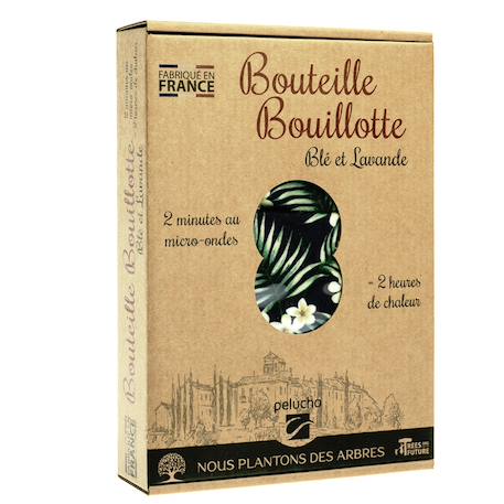 Bouillotte micro-ondes Beige+Bleu+Bordeau+Bordeaux+Caramel+Corail+Gris+Gris pailleté+Léopard+Multicolore+Noir+Orange+Rose pailleté+Vert pastel+Vert tropical+Violet 29 - vertbaudet enfant 