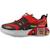 Baskets basses à scratch Argent   noir+Gris slbk+Rouge   charcoal+Rouge rdcc 20 - vertbaudet enfant 