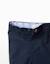 Pantalon en sergé avec bretelles amovibles Bleu foncé 3 - vertbaudet enfant 