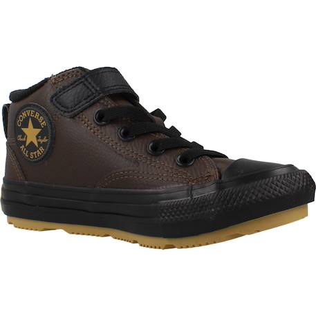 Bottes enfant garçon en cuir Marron brew 5 - vertbaudet enfant 