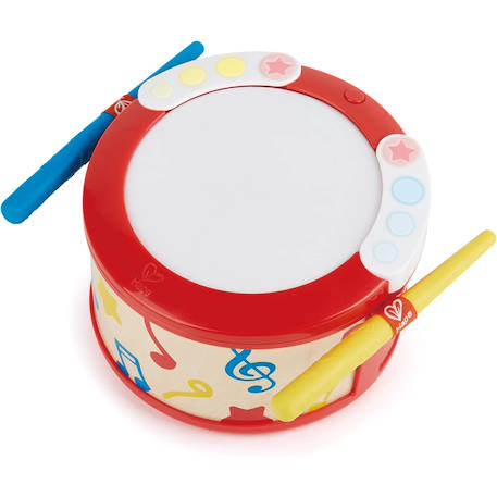 Tambour apprentissage interactif Rouge, beige, blanc 2 - vertbaudet enfant 