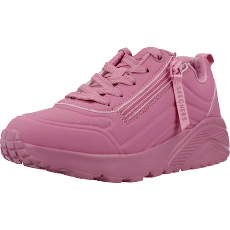 Baskets enfant fille confortable Blanc+Blanc wht+Rose+Rose ros 22 - vertbaudet enfant 