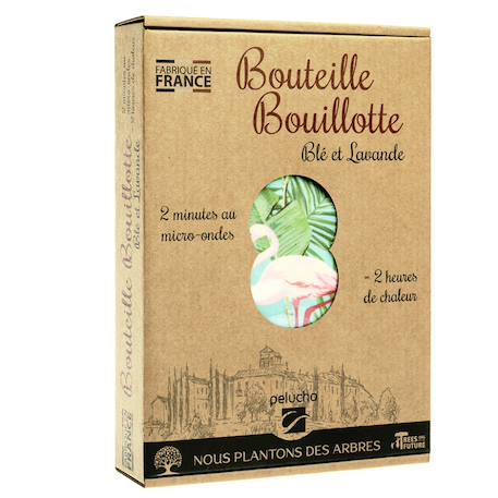 Bouillotte micro-ondes Beige+Bleu+Bordeau+Bordeaux+Caramel+Corail+Gris+Gris pailleté+Léopard+Multicolore+Noir+Orange+Rose pailleté+Vert pastel+Vert tropical+Violet 44 - vertbaudet enfant 