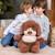 Peluche chien Chubby Dog 40 cm Marron 3 - vertbaudet enfant 