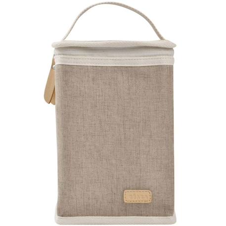 Pochette repas isotherme éco-conçue Gazelle chiné 4 - vertbaudet enfant 