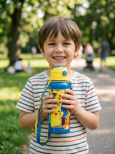 Gourde pokémon 600 ml en aluminium Jaune 2 - vertbaudet enfant 