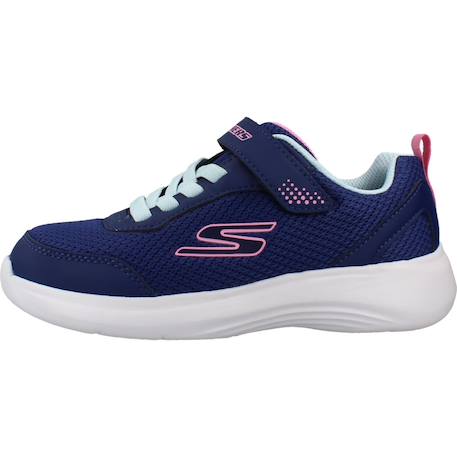 Baskets enfant fille légère souple Bleu nvy+Noir blk+Rose clair+Violet lav 2 - vertbaudet enfant 