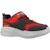 Baskets basses à scratch Argent   noir+Gris slbk+Rouge   charcoal+Rouge rdcc 23 - vertbaudet enfant 