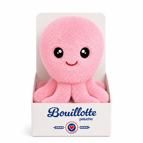 Peluche bouillotte pieuvre Rose 3 - vertbaudet enfant 