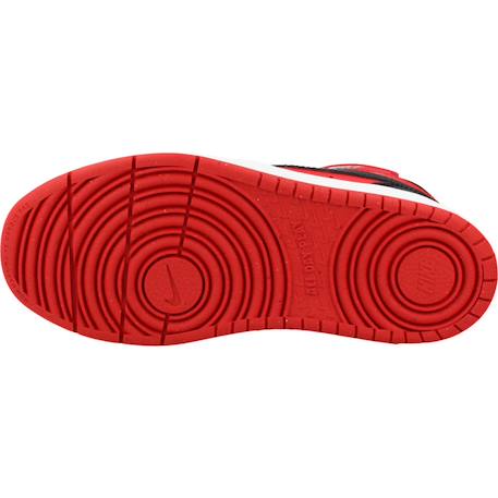 Baskets enfant garçon en cuir Rouge 602 6 - vertbaudet enfant 