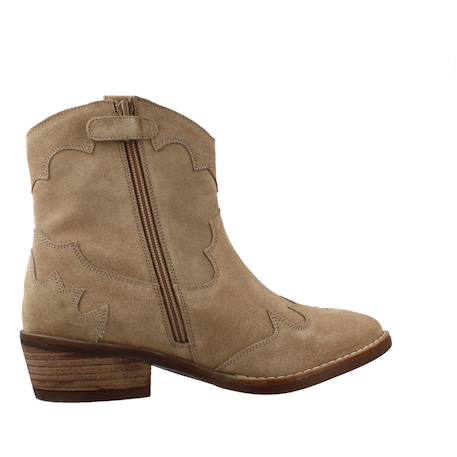 Bottes enfant fille en cuir Brun clair 1 - vertbaudet enfant 