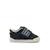 Sneakers garçon synthétique fermeture adhésive barefoot Bleu marine–pétrole+Blue marine+Taupe-cuir 7 - vertbaudet enfant 