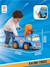 Porteur avec assise ouvrante et volant directionnel avec klaxon Bleu hot wheels 5 - vertbaudet enfant 