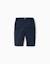Pantalon en sergé avec bretelles amovibles Bleu foncé 1 - vertbaudet enfant 