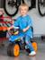 Draisienne moto street avec roues silencieuses Bleu hot wheels+Rouge corail 1 - vertbaudet enfant 