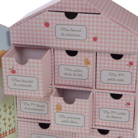 Boite à trésors de naissance Rose 5 - vertbaudet enfant 