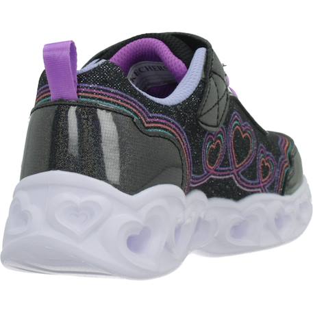 Baskets enfant fille Noir bkmt+Violet lvmt 3 - vertbaudet enfant 
