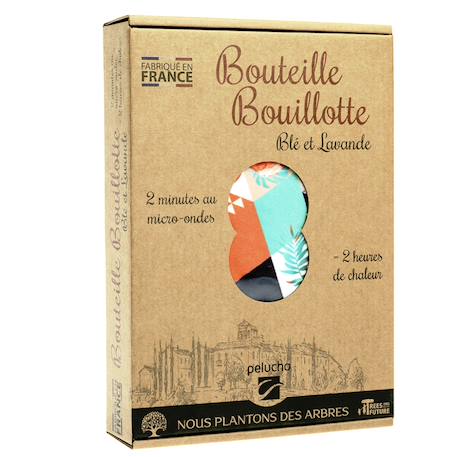 Bouillotte micro-ondes Beige+Bleu+Bordeau+Bordeaux+Caramel+Corail+Gris+Gris pailleté+Léopard+Multicolore+Noir+Orange+Rose pailleté+Vert pastel+Vert tropical+Violet 35 - vertbaudet enfant 