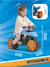 Draisienne moto street avec roues silencieuses Bleu hot wheels+Rouge corail 5 - vertbaudet enfant 
