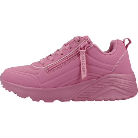 Baskets enfant fille confortable Blanc+Blanc wht+Rose+Rose ros 20 - vertbaudet enfant 